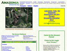 Tablet Screenshot of amazonia.org