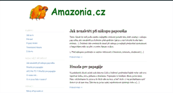 Desktop Screenshot of amazonia.cz